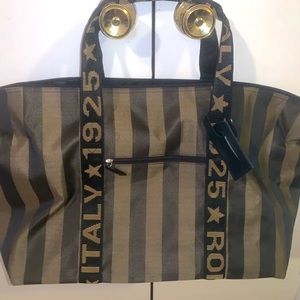 italy roma 1925 weekender bag